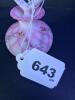 Fenton Hand-Painted Heart Topped Vase - 8