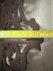 Victorian Style 4-Tier Ornate Wood Fretwork Wall-Mounted Corner Shelf - 6