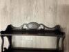 Wooden Wall Shelf Scrollwork and Inlaid Motif - 2