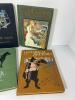 Set of 4 Antique Illustrated Children&rsquo;s Classics Featuring Treasure Island Black Beauty King Arthur - 3