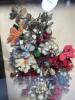 Victorian Wrapped Wire Floral Arrangement Art Shadow Box - 3
