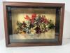 Victorian Wrapped Wire Floral Arrangement Art Shadow Box - 5