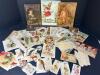 Large Ephemera Victorian Advertising Trade Cards Lot