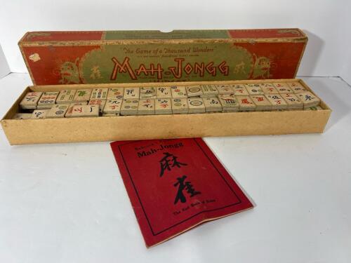 1923 Mah-Jongg "Midget" Tile Game Set