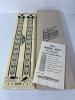 Curtis Cribbage Counter Pegless Board Original Box Manual
