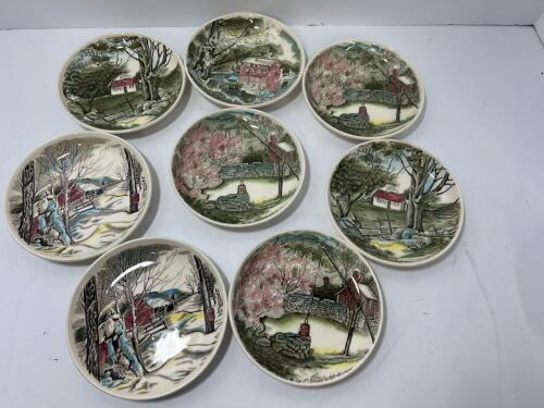 Johnson Bros The Friendly Village Fruit Saucer Set