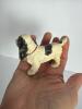 Hand-Sized Painted Cast Iron Spaniel Dog Figurine - 2