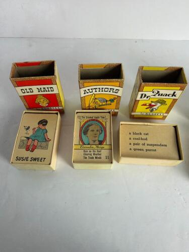 Russell Library of Six Games Big-Little Card Game Set