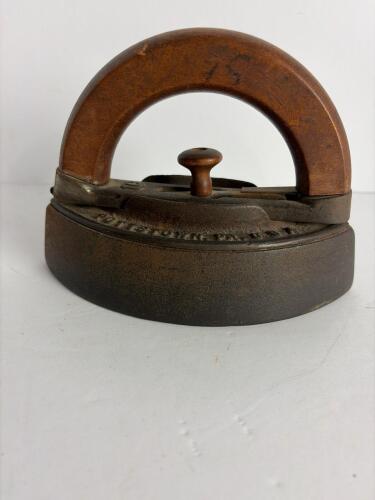 Colebrookdale Iron Co. No. 9 Sad Iron with Wood Handle