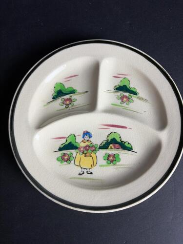 Hand Painted Japan Divided Plate