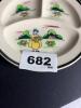 Hand Painted Japan Divided Plate - 5