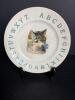 Puritan WE Co. Alphabet Cat Plate