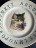 Puritan WE Co. Alphabet Cat Plate - 2