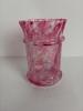 Pink Opalescent Glass Vase