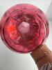 Red and Gold Glass Vase - 4