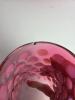 Cranberry Opalescent Coin Dot Glass Pitcher & Four Tumblers - 4