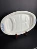 Corning Ware P-19 Platter with Holder, Blue Cornflower - 2