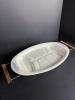 Corning Ware P-19 Platter with Holder, Blue Cornflower - 5