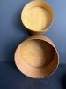 Pair of Round Wooden Pantry Boxes - 4