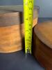 Pair of Round Wooden Pantry Boxes - 7
