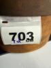 Pair of Round Wooden Pantry Boxes - 8