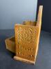 Pair of Hand-Carved Wooden Folk Art Boxes - 3