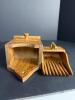 Pair of Hand-Carved Wooden Folk Art Boxes - 7