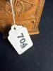 Pair of Hand-Carved Wooden Folk Art Boxes - 10