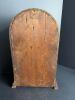 Antique Wood Mantel Clock with Glass Door - 4