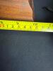 Antique Wood Mantel Clock with Glass Door - 12