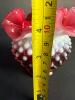 Hobnail Cranberry Art Glass Vase - 4