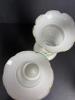 Pair Hand-Painted Floral Bristol Glass Vases - 3