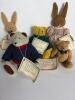 Four Rumney Bears & Friends Plush Dolls