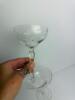 Pair of Etched Glass Champagne Coupes - 3