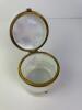 Hand Painted Opaline Glass Dresser Jar - 5