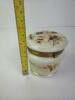 Hand Painted Opaline Glass Dresser Jar - 6