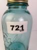 Ball Perfect Mason Blue Glass Jar - 6
