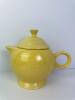 Fiesta Yellow Ceramic Teapot with Lid