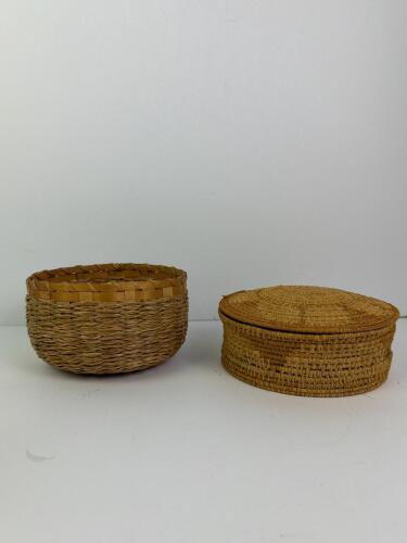 Two Handwoven Baskets