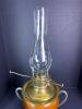 Royal Oil Lamp with Painted Glass Shade - 7