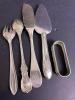 Sterling Silver Serving Utensils (80.7 grams) and One Silver Toned Napkin Ring - 3