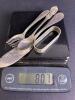 Sterling Silver Serving Utensils (80.7 grams) and One Silver Toned Napkin Ring - 9