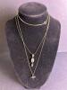 Two Gold Toned Pendant Necklaces