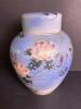 Lovely Blue Floral Hand-Painted Lidded Japanese Porcelain Jar - 2
