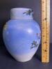 Lovely Blue Floral Hand-Painted Lidded Japanese Porcelain Jar - 6