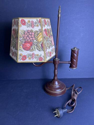 Vintage Small Floral Shade Table Lamp