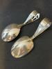 Three Sterling Silver Souvenir Curved Handle Spoons 52.5 Grams - 6