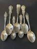 Seven Sterling Silver Presidential & DC Souvenir Spoons - 150.7 Grams