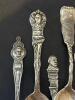 Seven Sterling Silver Presidential & DC Souvenir Spoons - 150.7 Grams - 2