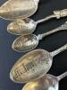 Seven Sterling Silver Presidential & DC Souvenir Spoons - 150.7 Grams - 4